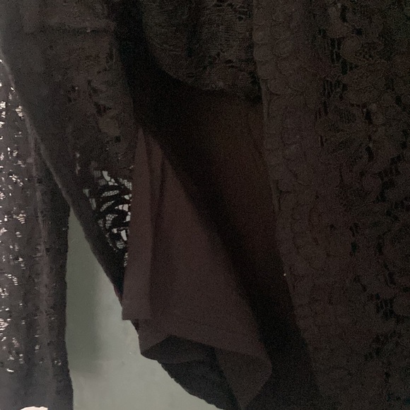 JUDITH & CHARLES black lace top size 8 - Picture 10 of 13